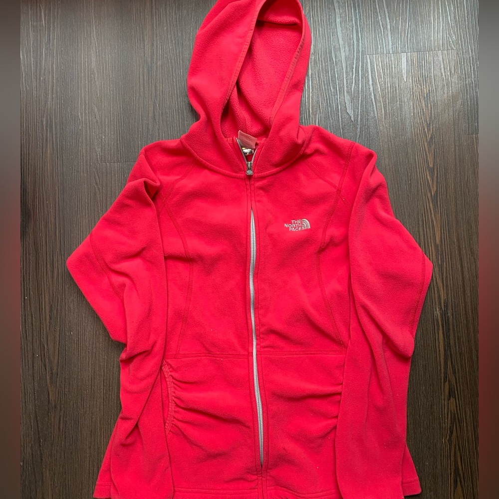 Dark Pink The North Face Full Zip Jacket